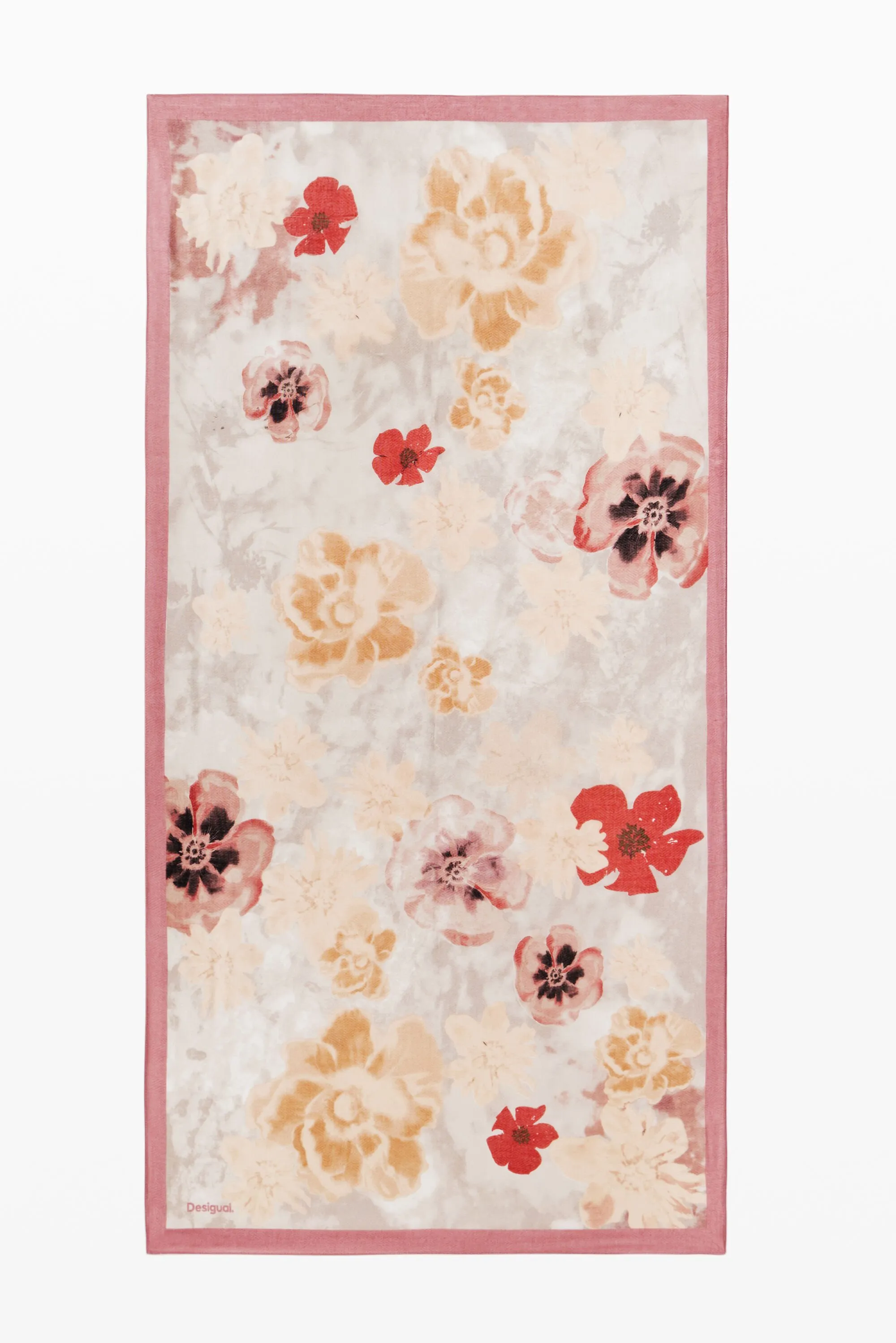 Foulard estampado flores