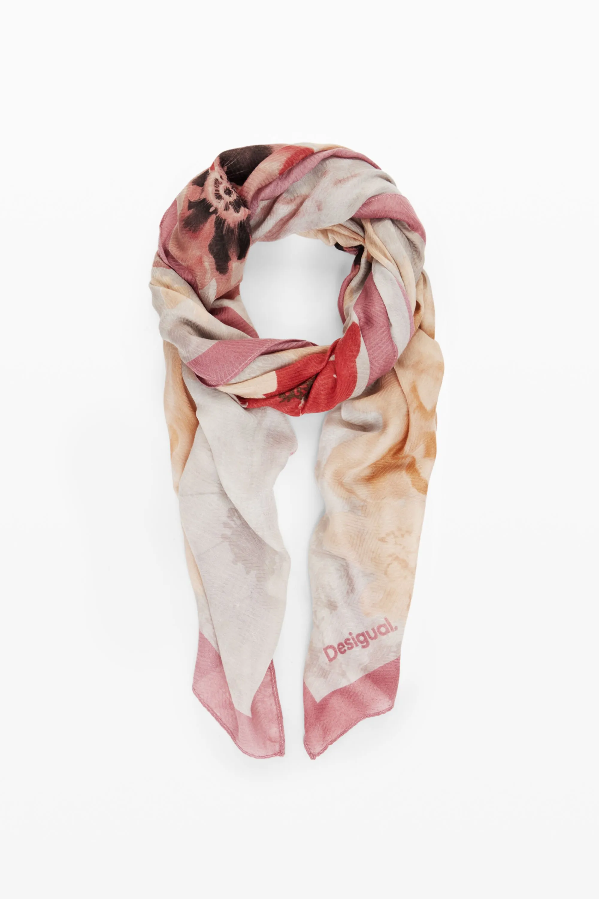 Foulard estampado flores