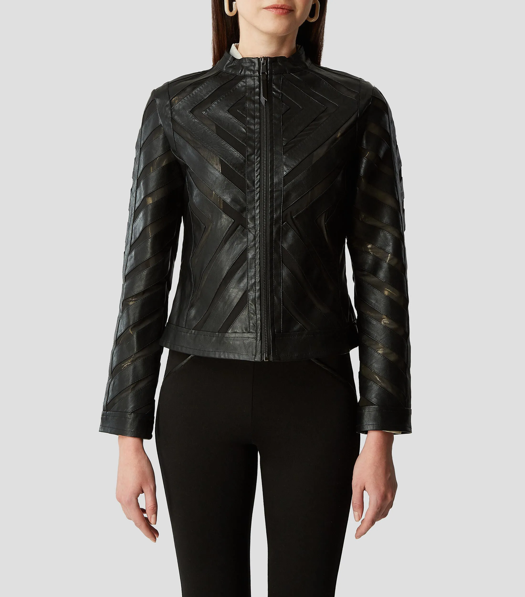 Frank Lyman Chamarra biker Mujer