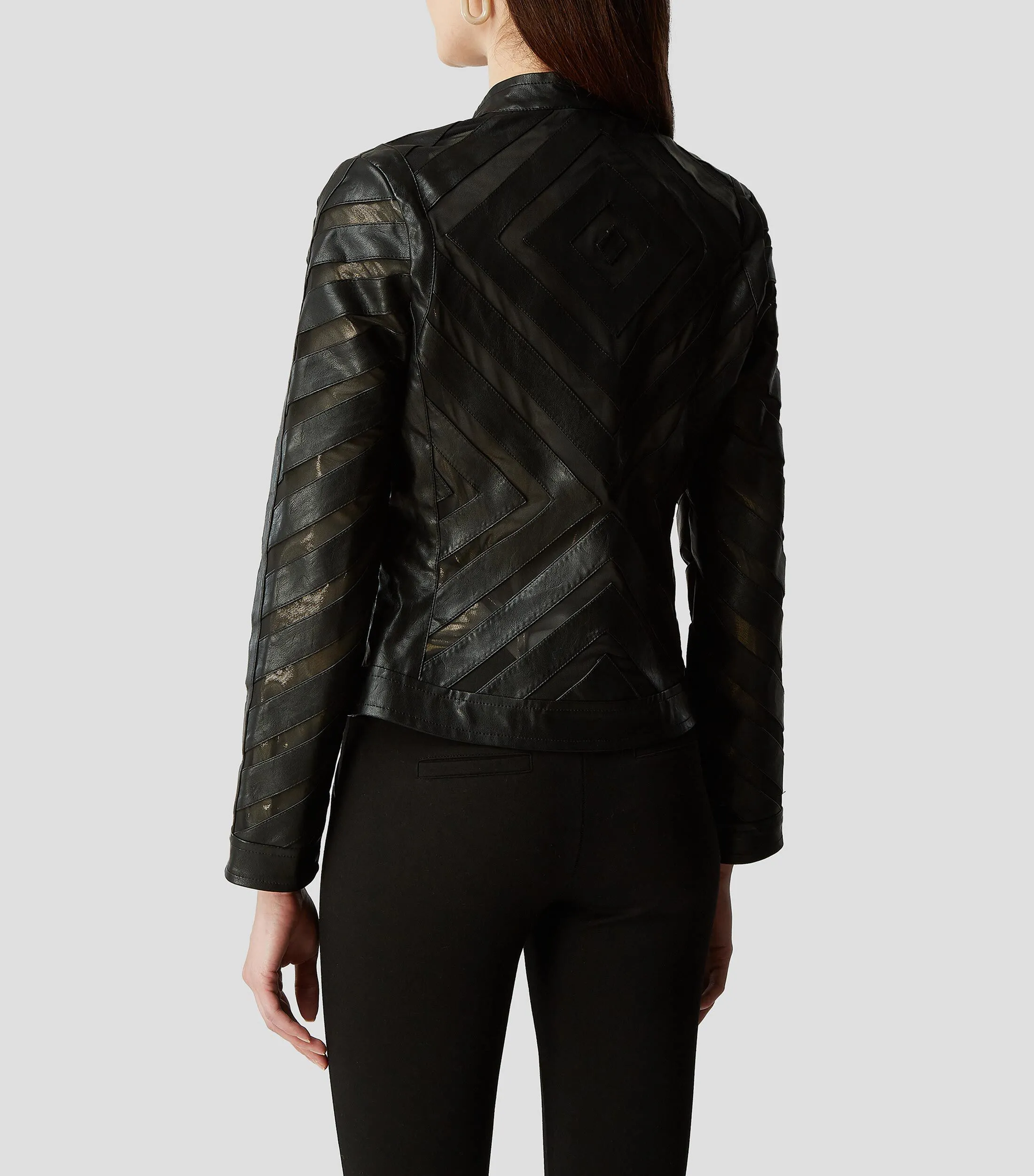 Frank Lyman Chamarra biker Mujer