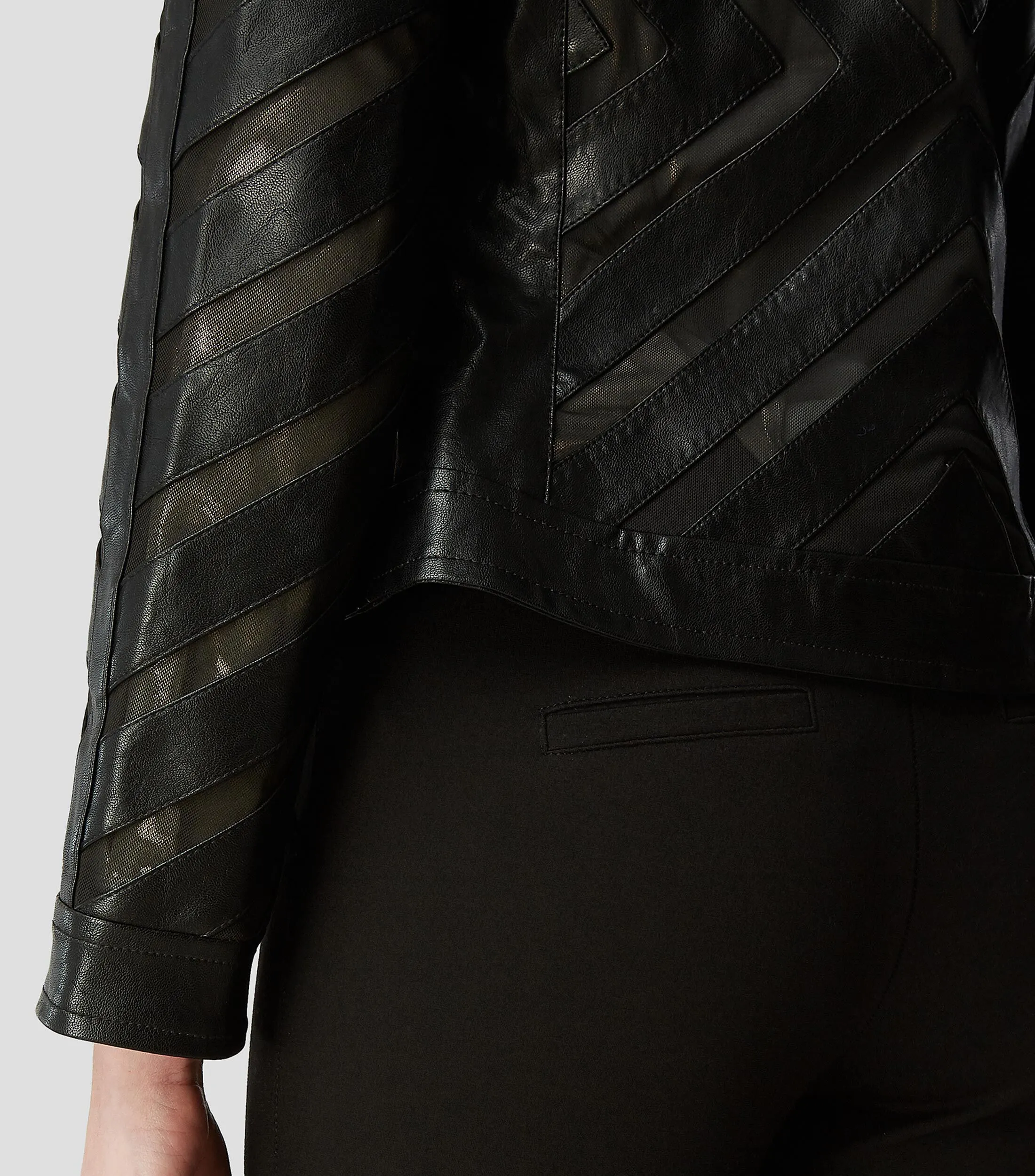 Frank Lyman Chamarra biker Mujer