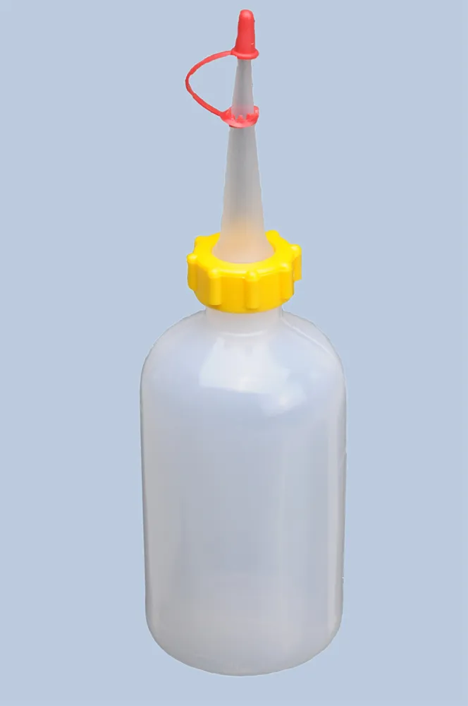Frasco dosificador de plástico, volumen 250 ml, redondo, color natural, pack 30 uds.