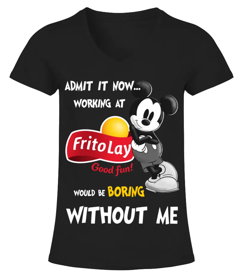 FRITOLAY CAMISETA CUELLO PICO MUJER