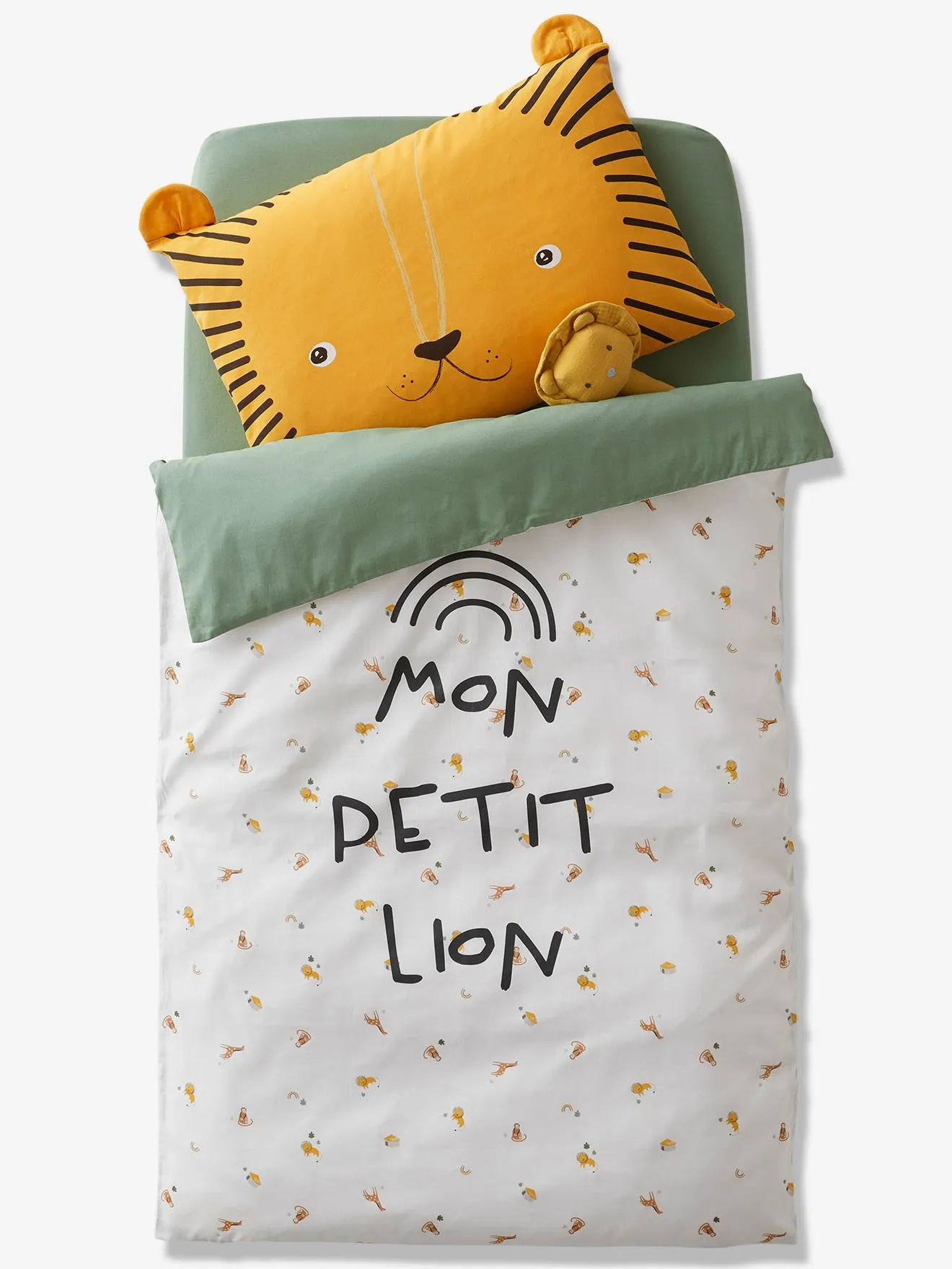 Funda de almohada para bebé Mon petit lion