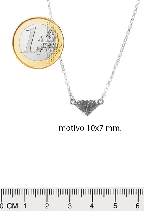 GARGANTILLA PLATA MOTIVO FORMA DIAMANTE 266_02275211