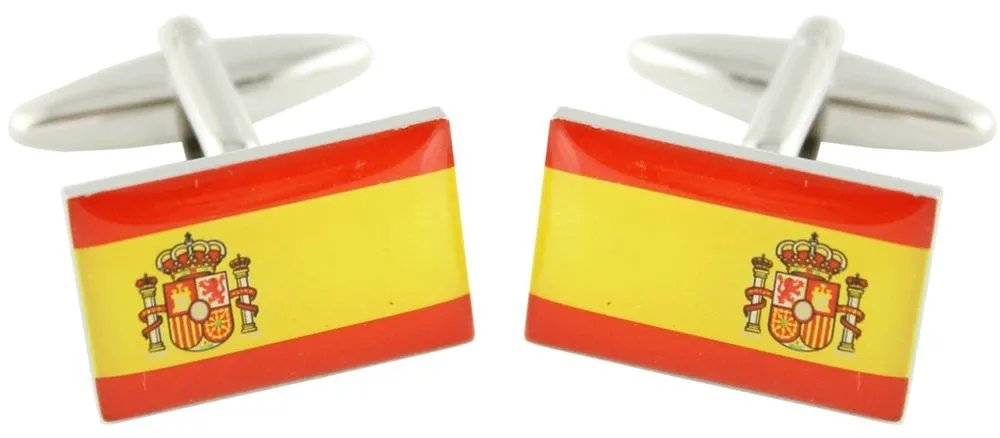 Gemelos para camisa Bandera de España