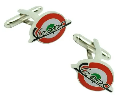 Gemelos para camisa Mod Vespa Rojo & Verde Italia