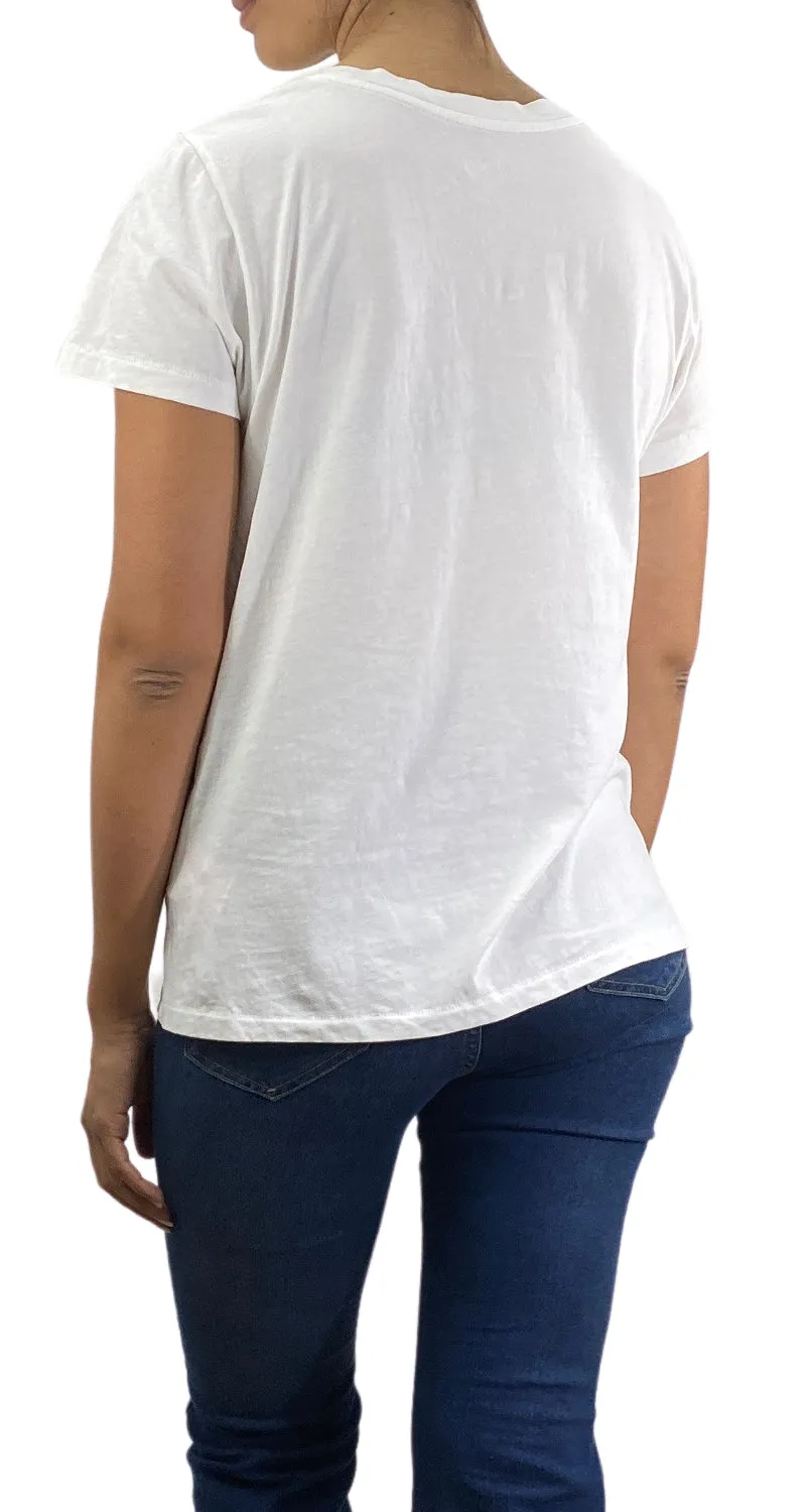 GINEBRA Polera Blanca Angels