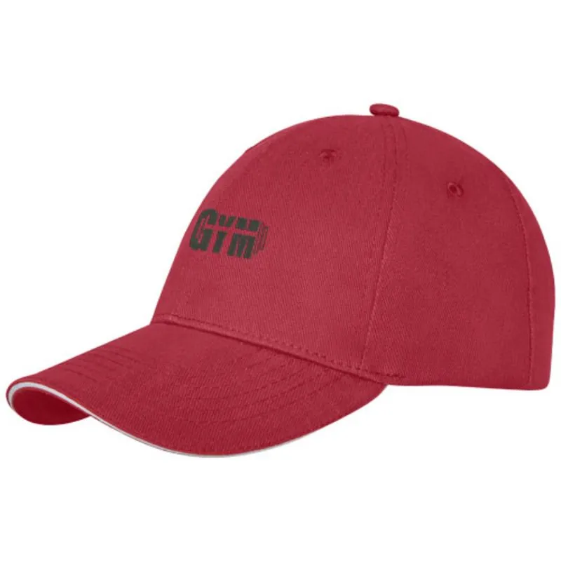 Gorra con ribete de 6 paneles 'Darton'