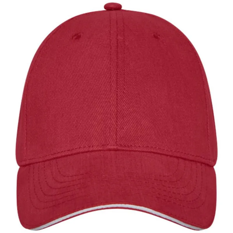 Gorra con ribete de 6 paneles 'Darton'