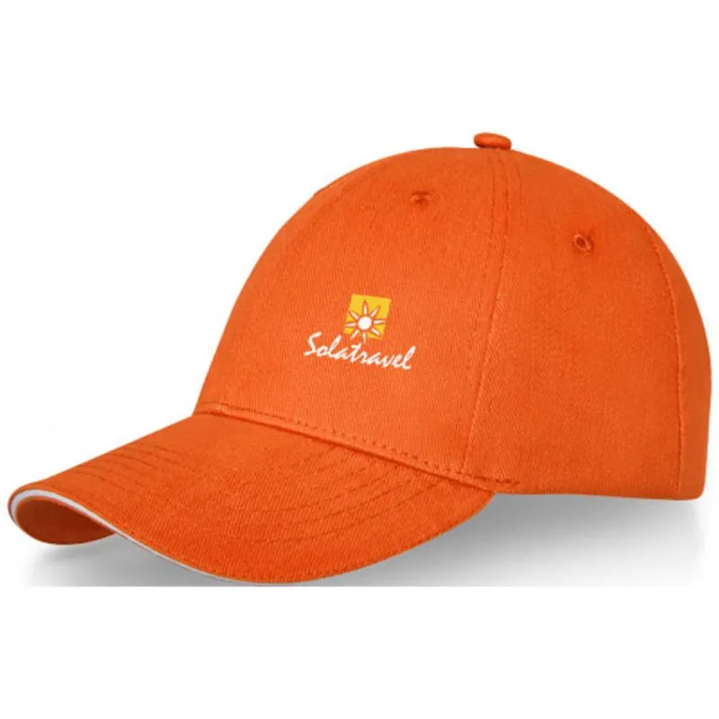 Gorra con ribete de 6 paneles 'Darton'