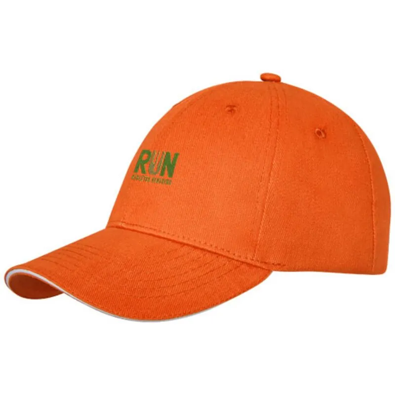 Gorra con ribete de 6 paneles 'Darton'
