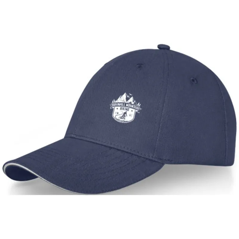 Gorra con ribete de 6 paneles 'Darton'