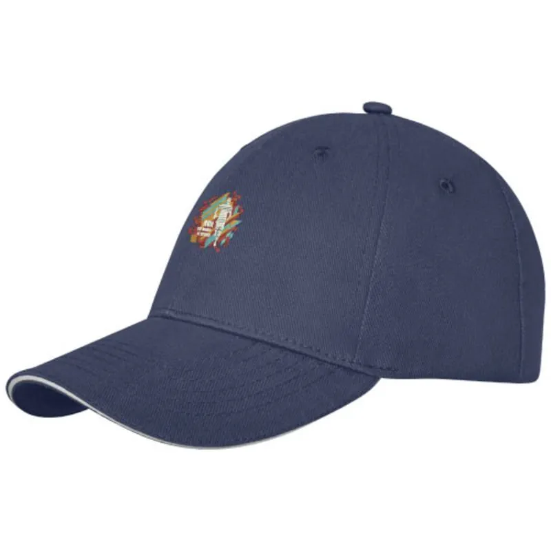 Gorra con ribete de 6 paneles 'Darton'