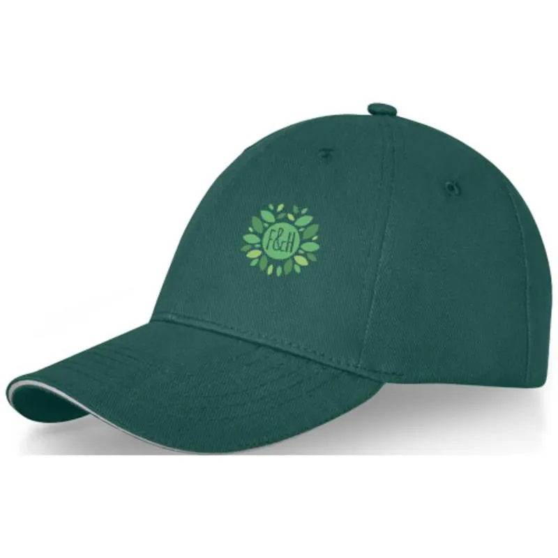 Gorra con ribete de 6 paneles 'Darton'
