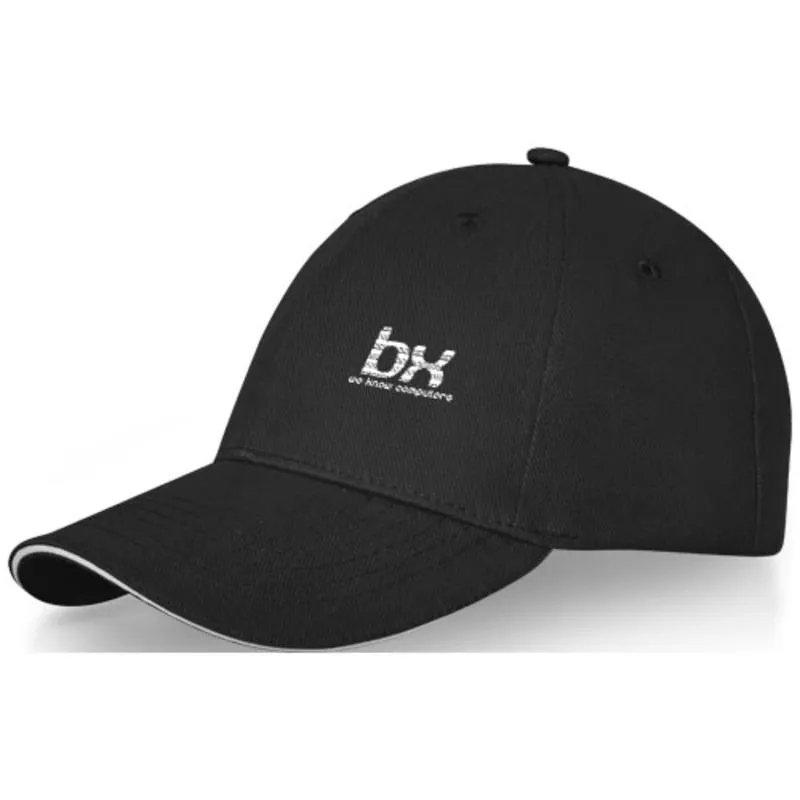Gorra con ribete de 6 paneles 'Darton'