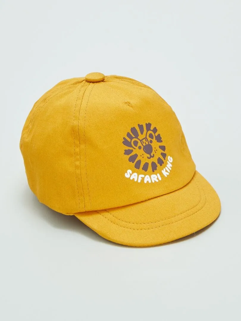 GORRA ESTAMPADA 'LEóN' DE SARGA  AMARILLO