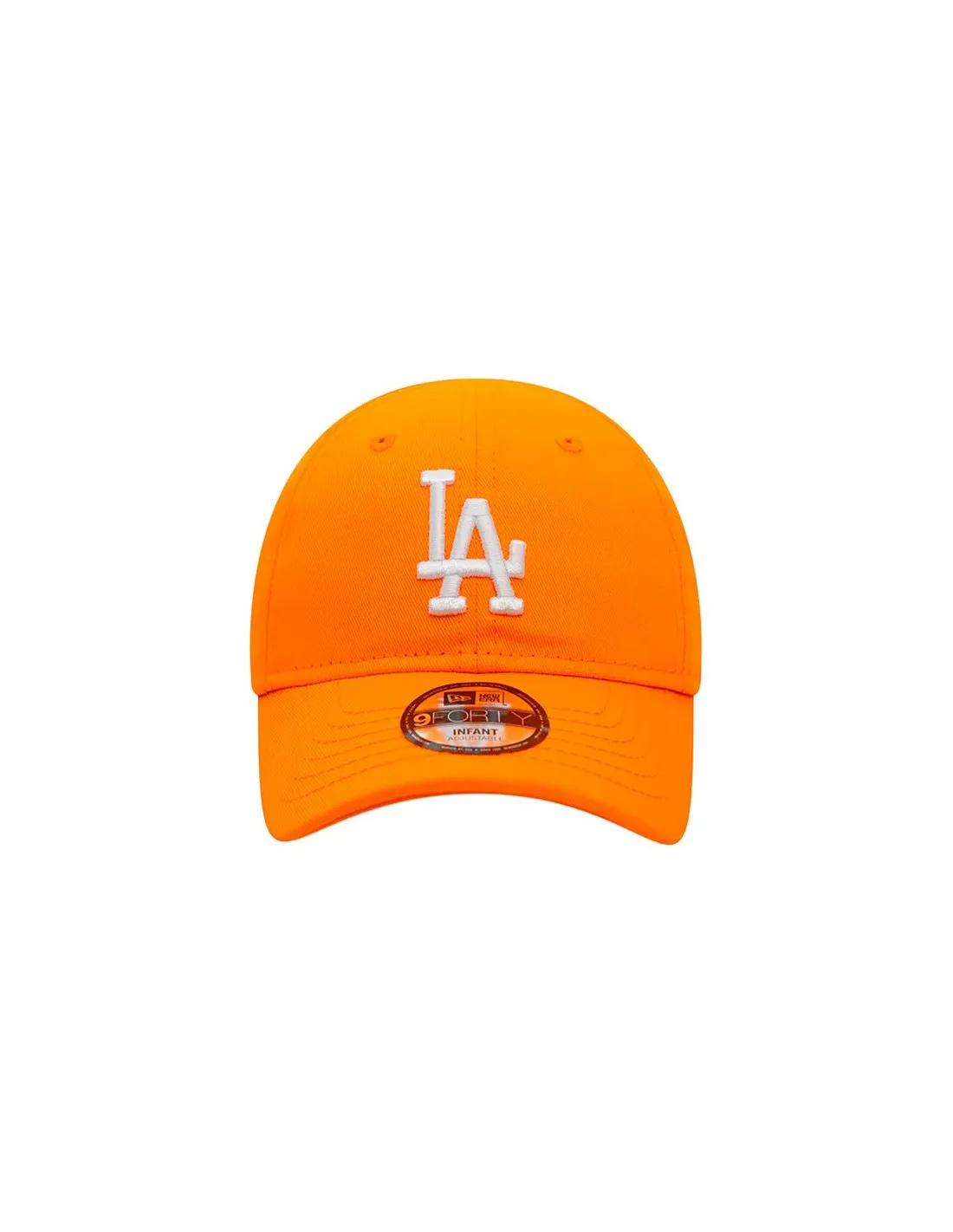 Gorra New Era LA Dodgers League Essential 9FORTY Infantil Naranja
