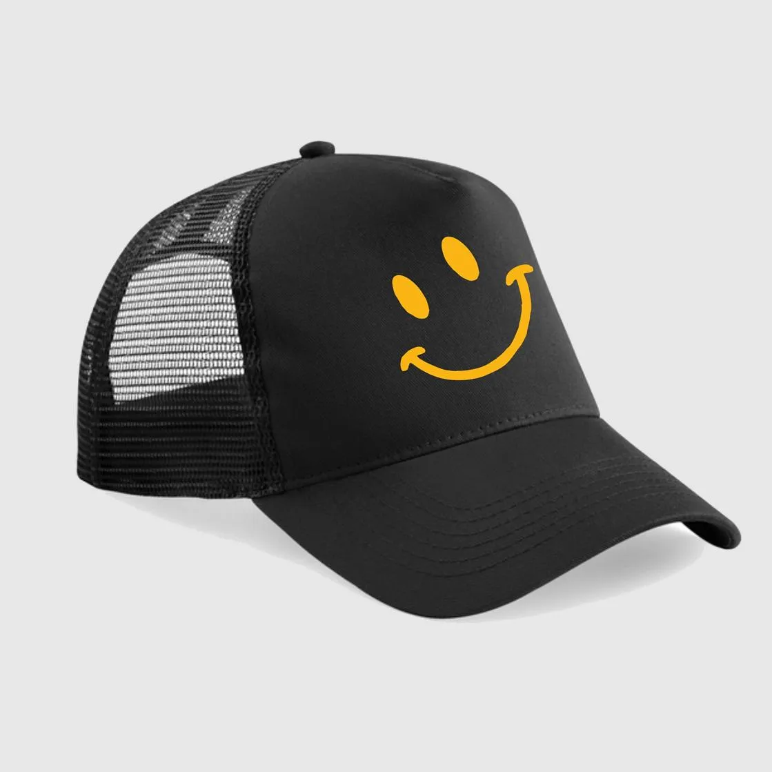 Gorra niños trucker color negro mod. Sonrisa