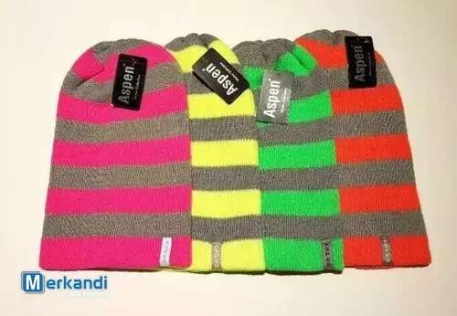 Gorros de mujer Aspen Winter Collection color neón