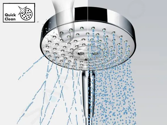 HANSGROHE RAINDANCE E  ROCIADOR DE DUCHA E 300, ECOSMART 9 L/MIN, CON BRAZO 39 CM, CROMO 26239000