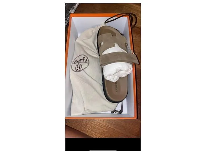 Hermès Chipre Castaño Beige Caramelo Camello 