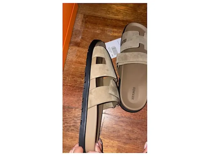 Hermès Chipre Castaño Beige Caramelo Camello 