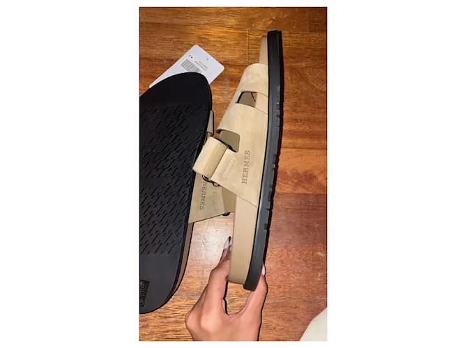 Hermès Chipre Castaño Beige Caramelo Camello 