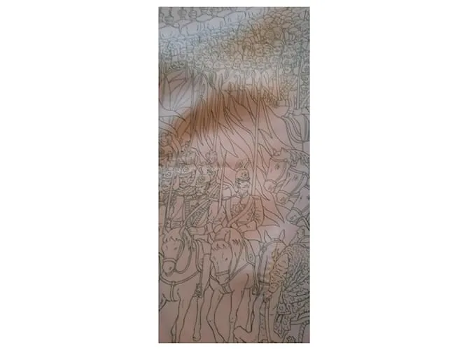 Hermès "Gran Procesión en Moscú" Beige 