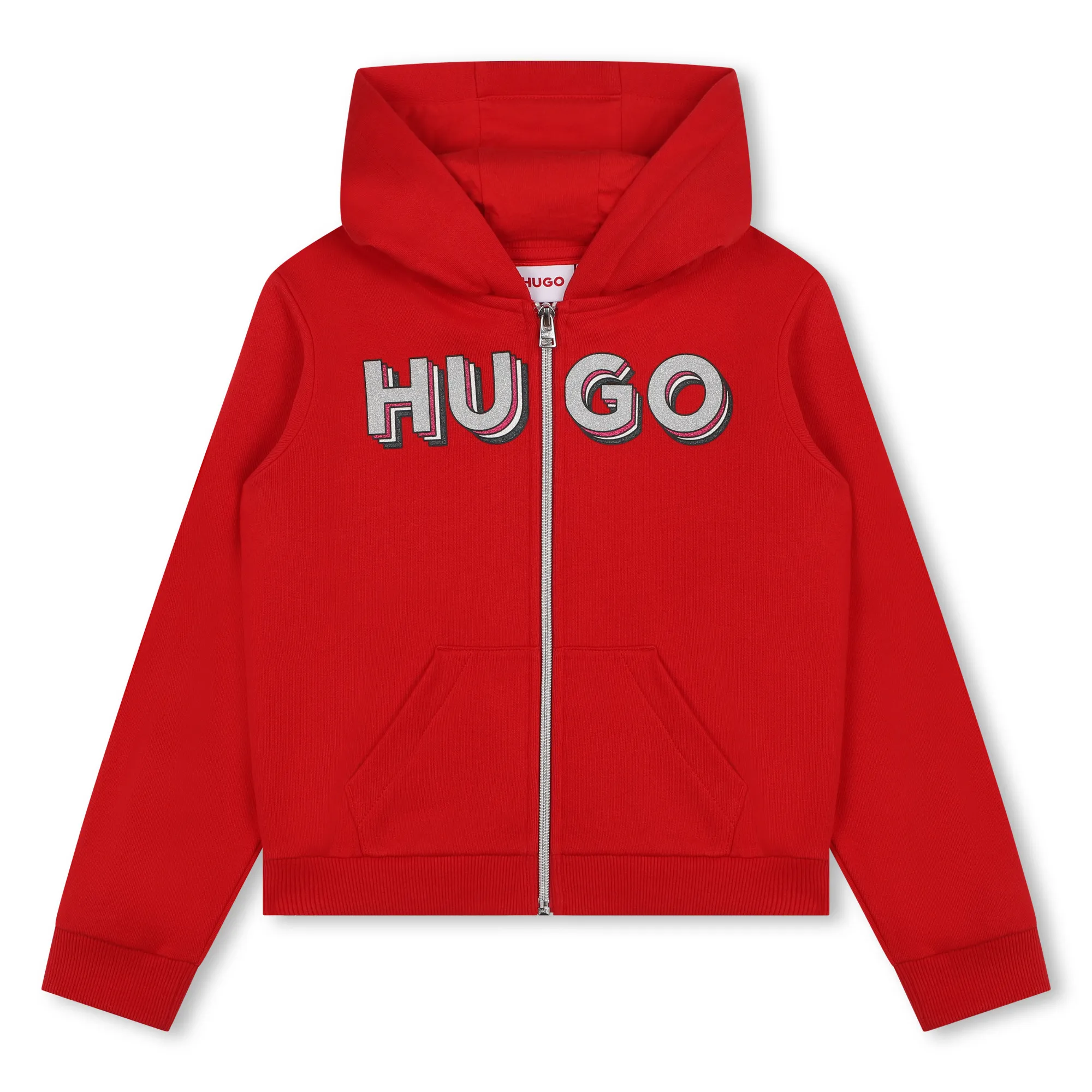 HUGO Sudadera cremallera y capucha