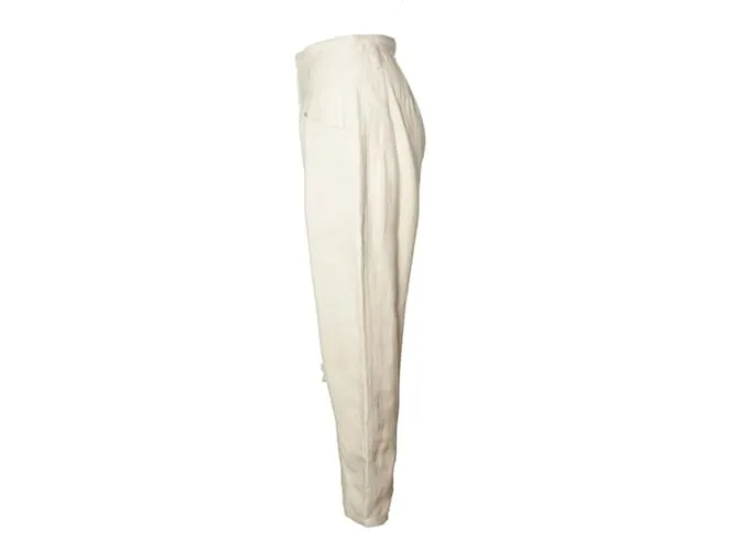 IRO, pantalón beige MIRA con bolsillos profundos 