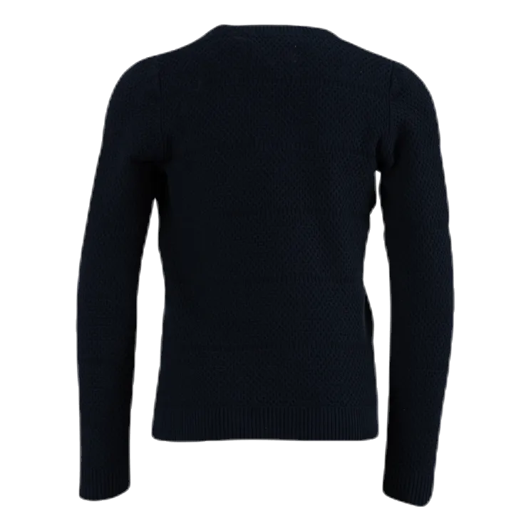 Jack & Jones Snow Knit Crew Neck Junior Blue