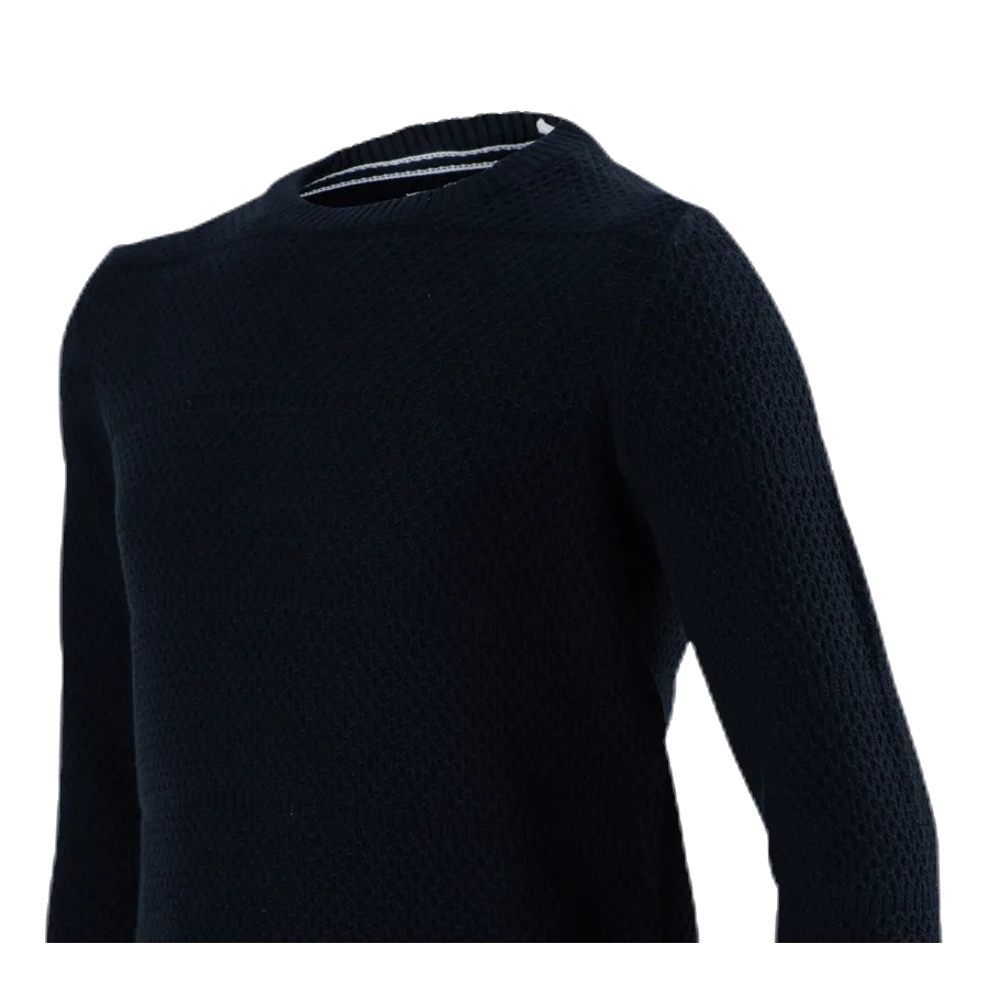 Jack & Jones Snow Knit Crew Neck Junior Blue