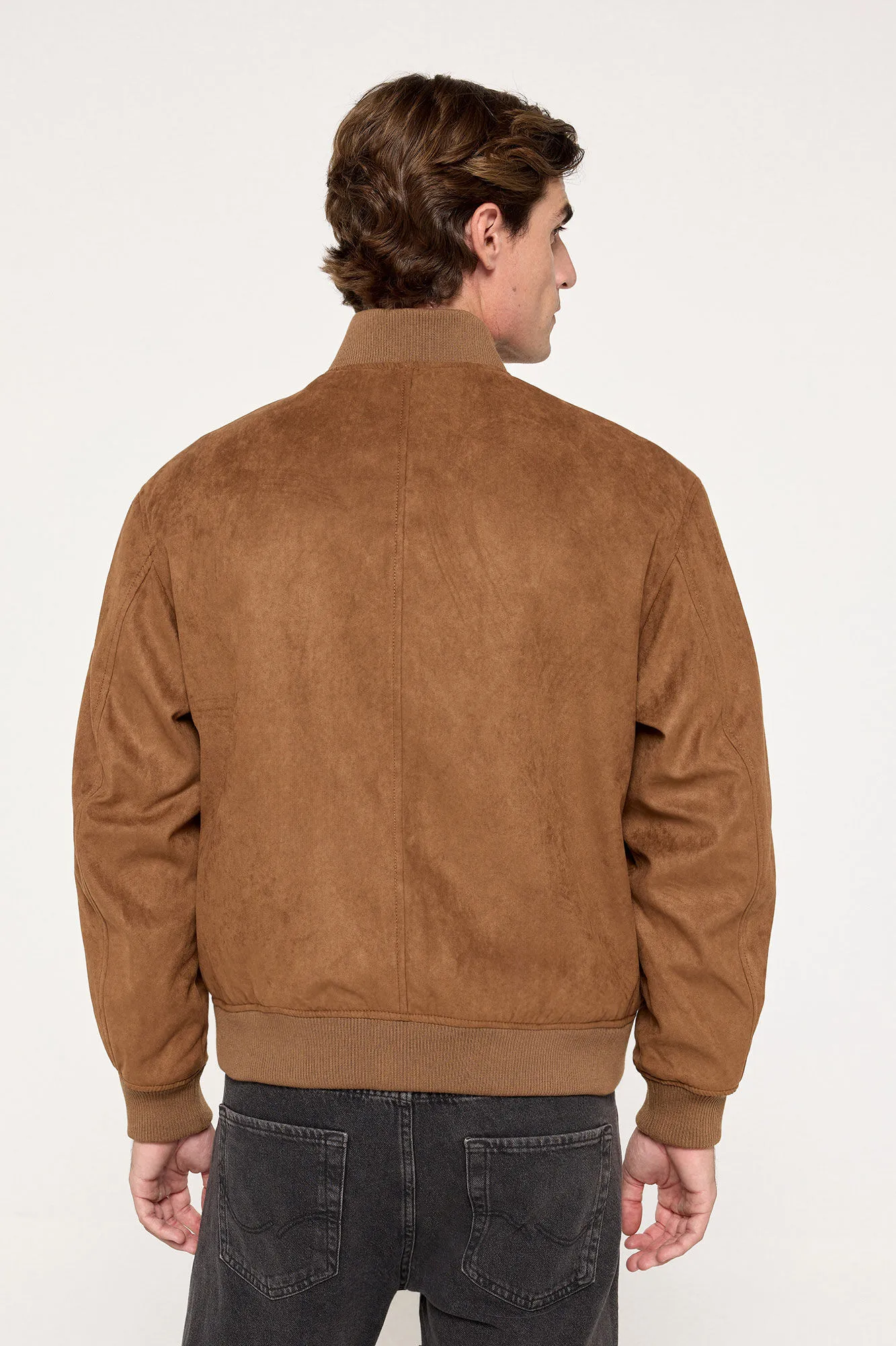 Jack & Jones Chaqueta bómber efecto ante