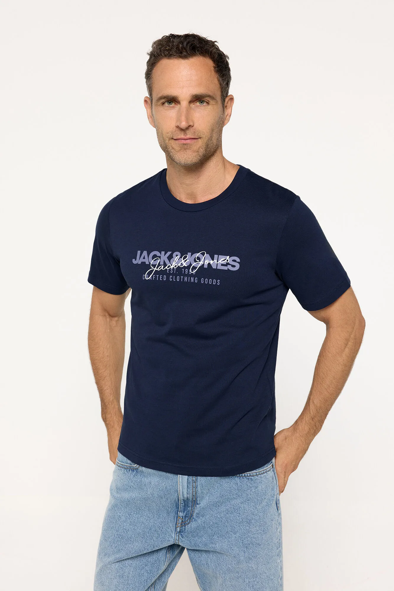 Jack & Jones Pack x3 camiseta algodón