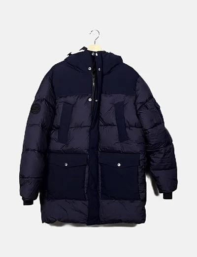 Jack & Jones Plumas azul marino con gorro