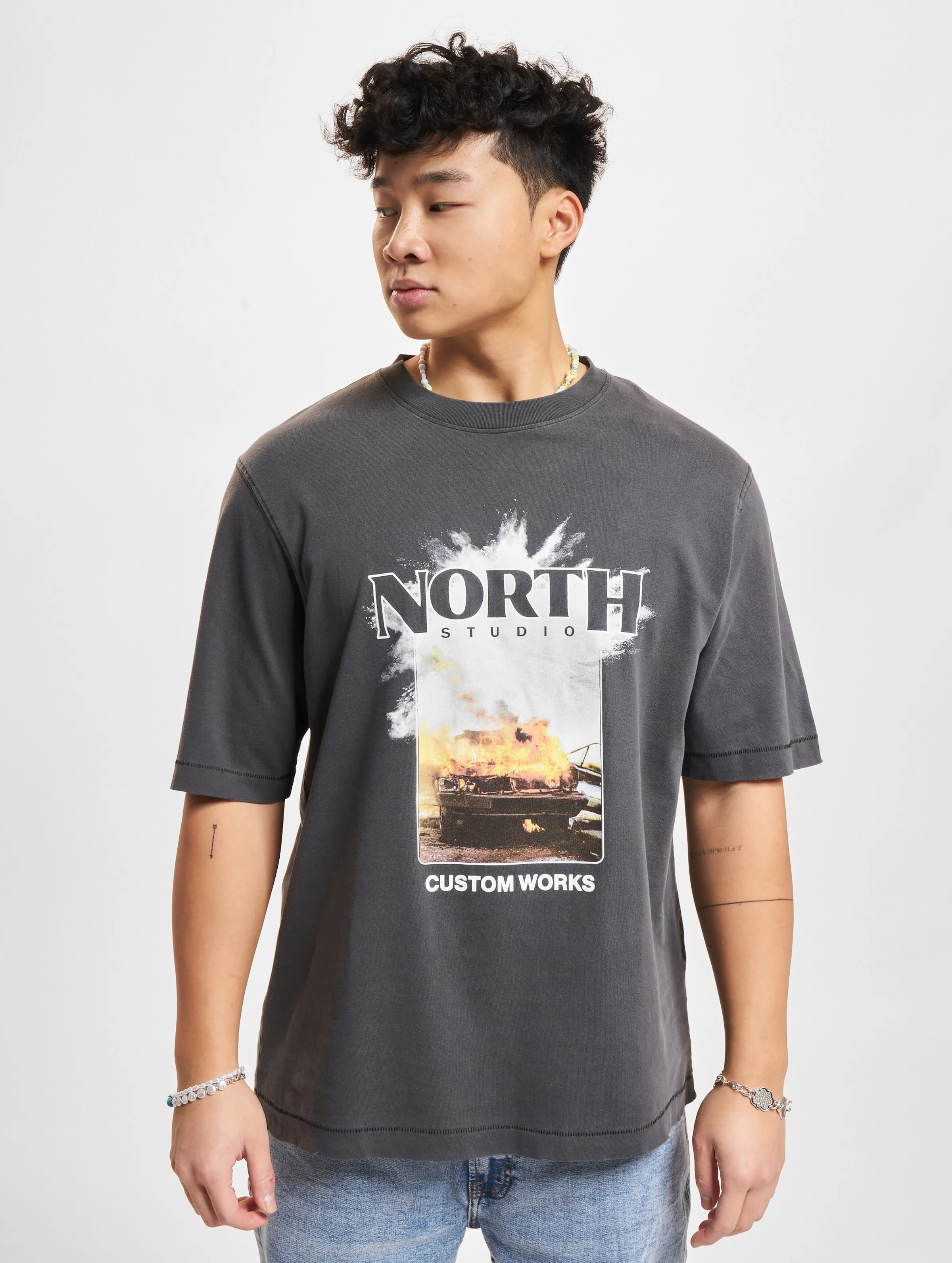Jack & Jones Racer Photo Crew Neck