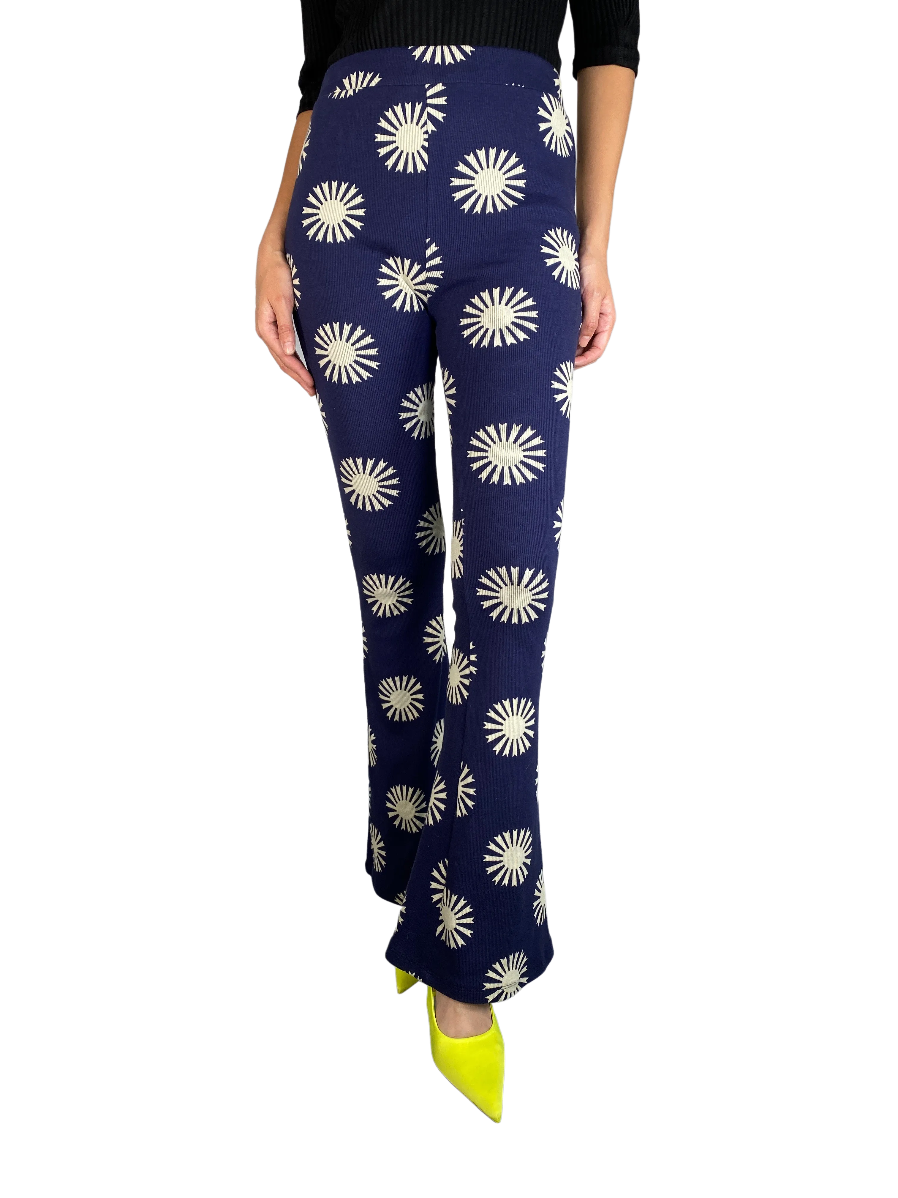 JAZMIN CHEBAR Pantalón Elasticado Acampanado
