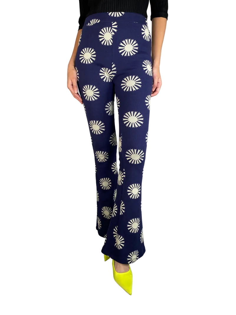 JAZMIN CHEBAR Pantalón Elasticado Acampanado