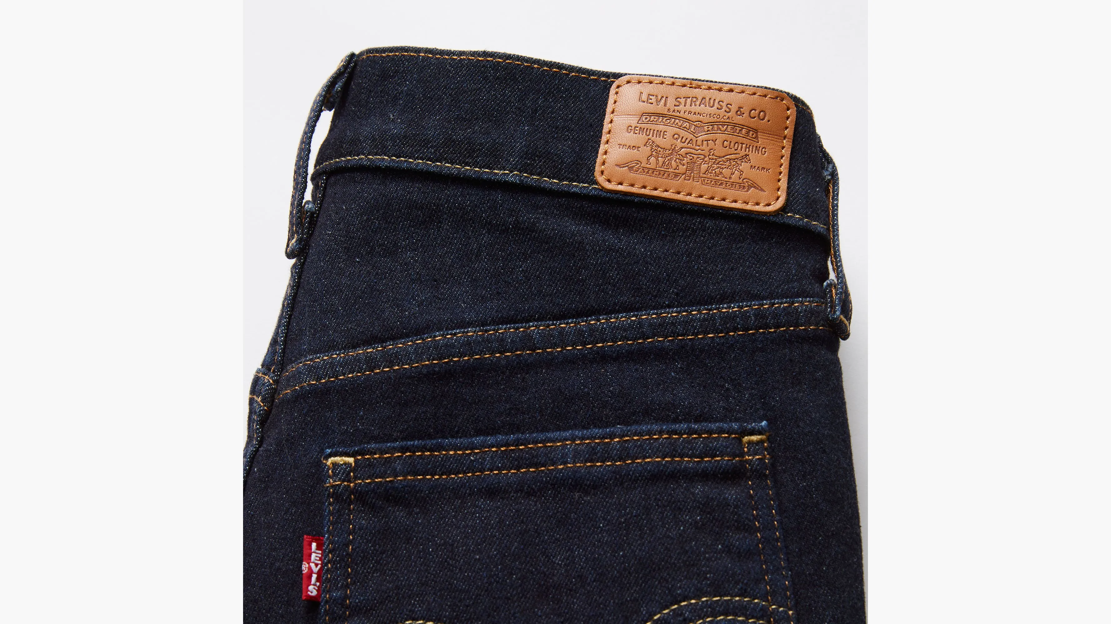 Jeans Ceñidos Retro De Tiro Alto