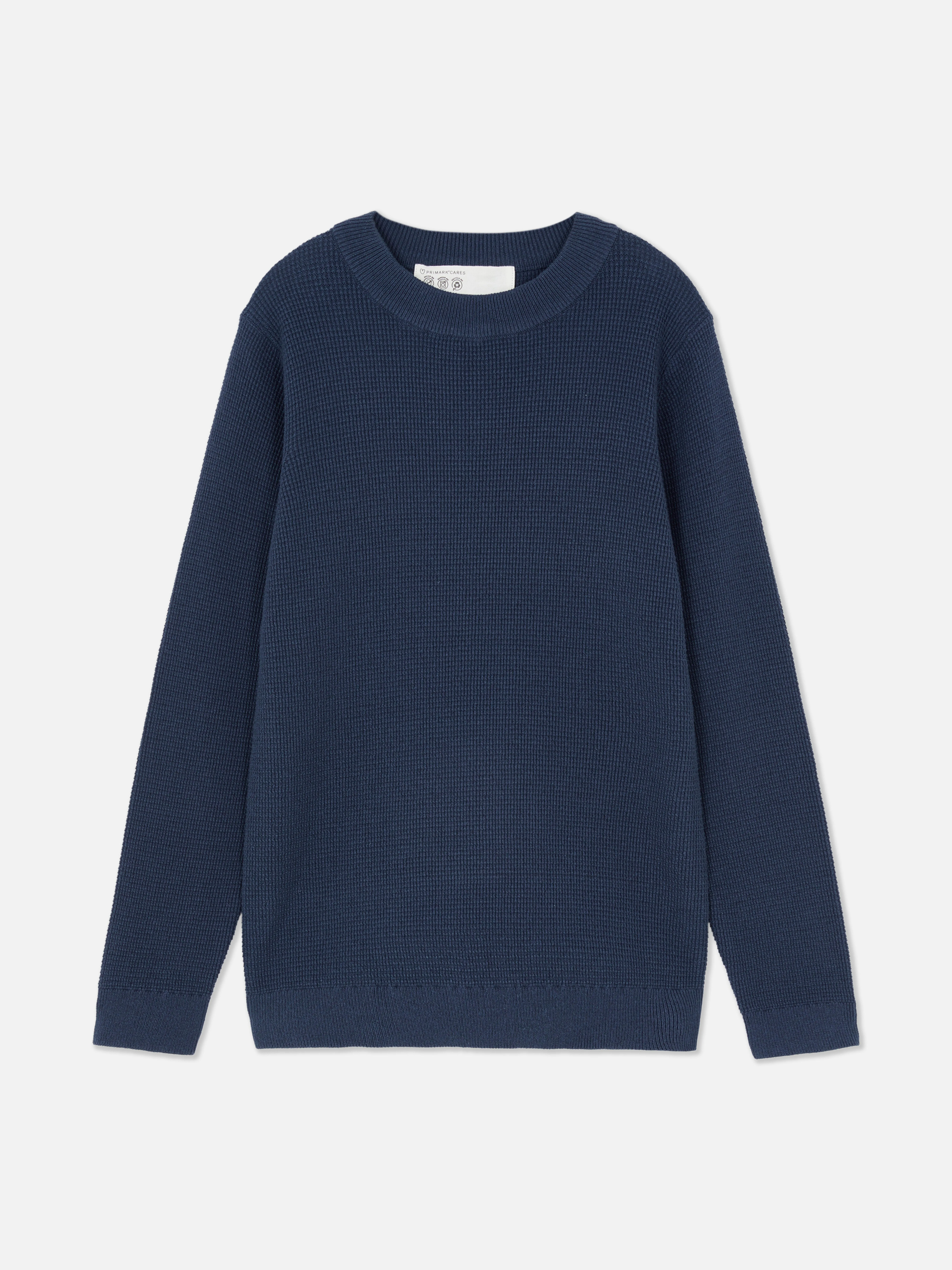 Jersey de punto gofrado para niño mayor