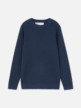 Jersey de punto gofrado para niño mayor
