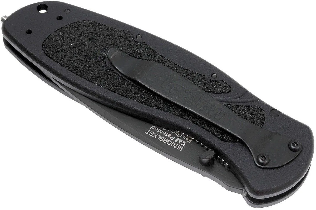 Kershaw 1670GBBLKST Blur Black parcialmente dentado