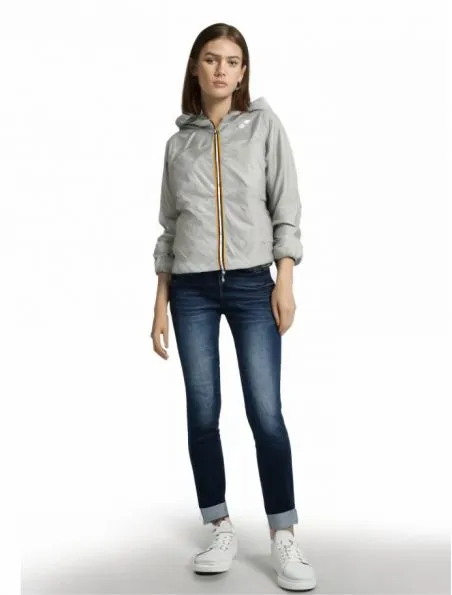 KWAY Chaqueta Lily Eco Plus Reversible Mujer Pink/Grey