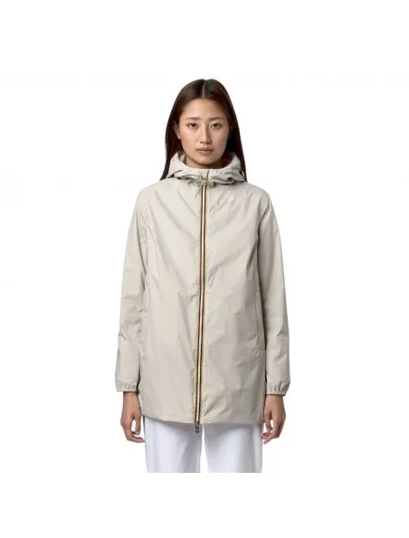 KWAY Chaqueta Sophie Eco Plus Reversible Mujer Beige Light/Pink