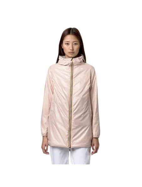 KWAY Chaqueta Sophie Eco Plus Reversible Mujer Beige Light/Pink