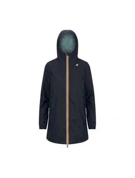 KWAY Chaqueta Sophie Eco Plus Reversible Mujer Blue Depth/Green