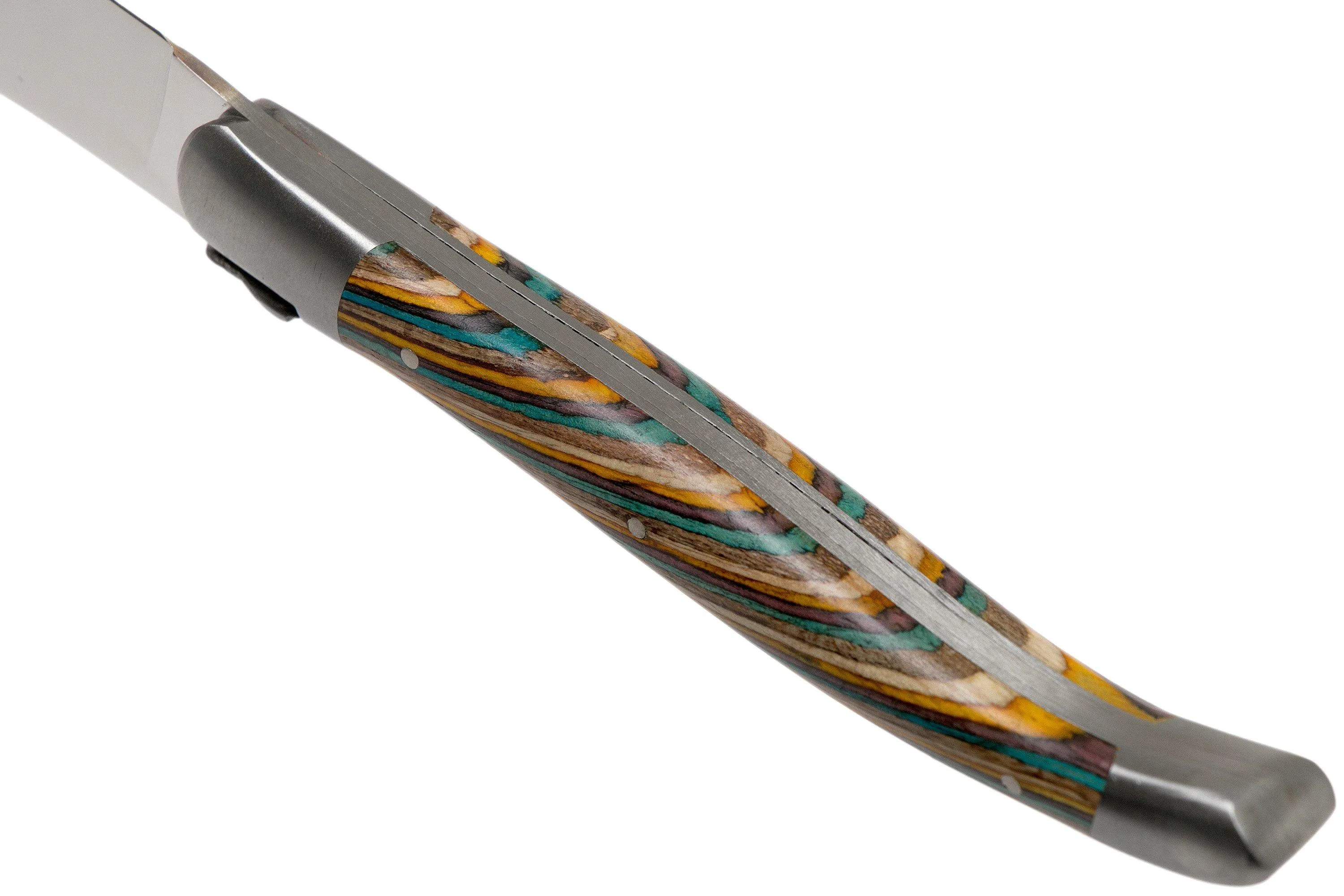 Laguiole en Aubrac Samba 62C99SADIH Juego de 6 cuchillos para carne en madera de samba de color