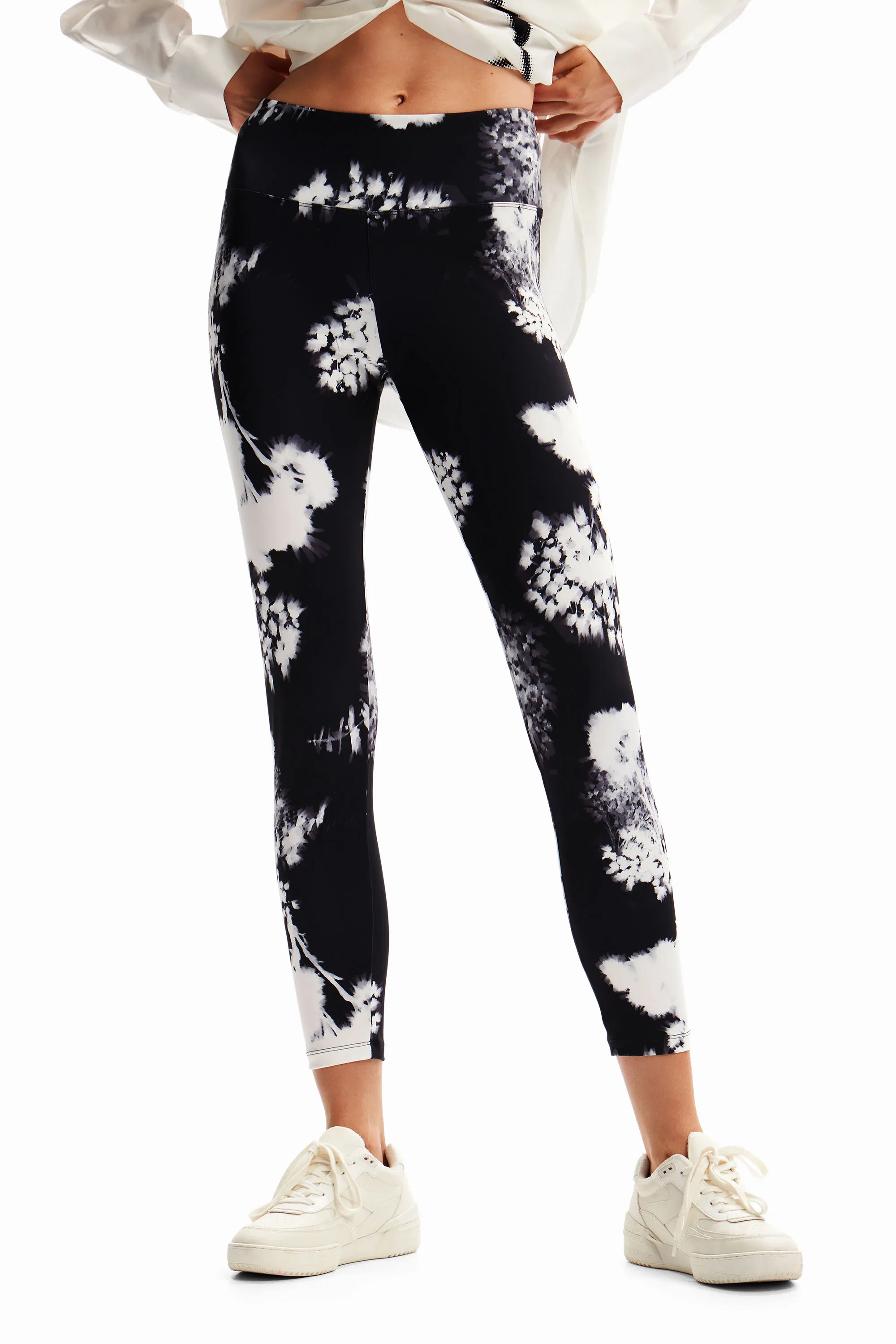 Leggings sport flores