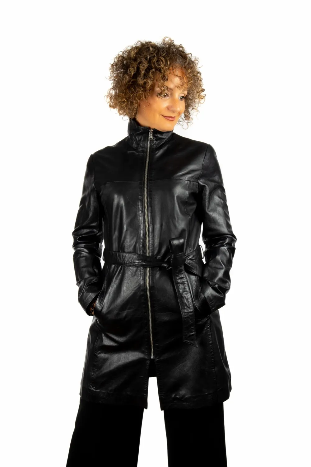 Levita de piel AMY